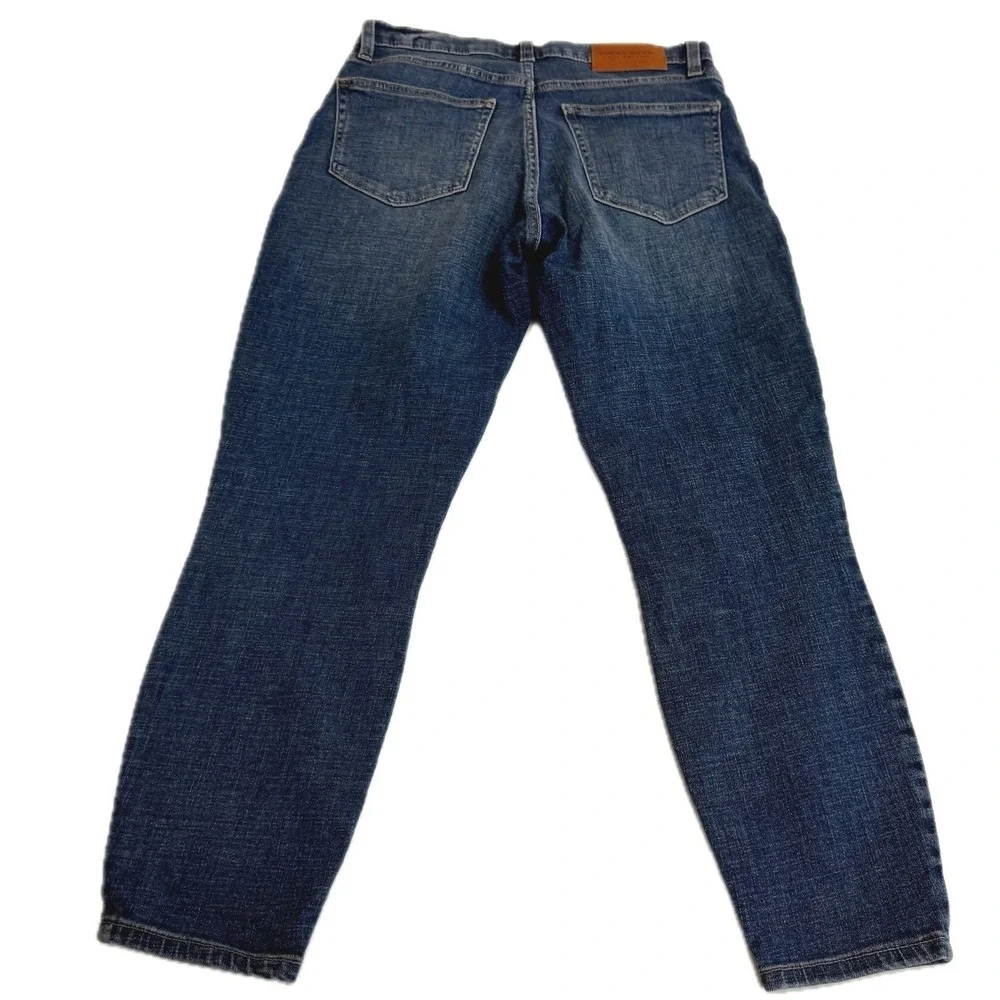 Lucky Brand Jeans Womens 6/28 Blue Ava Mid Rise Crop Denim Slim Fit‎ - Picture 4 of 11